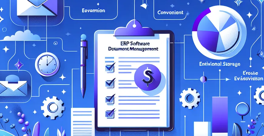 ERP 软件文档管理测评：合同、文件存储便捷性